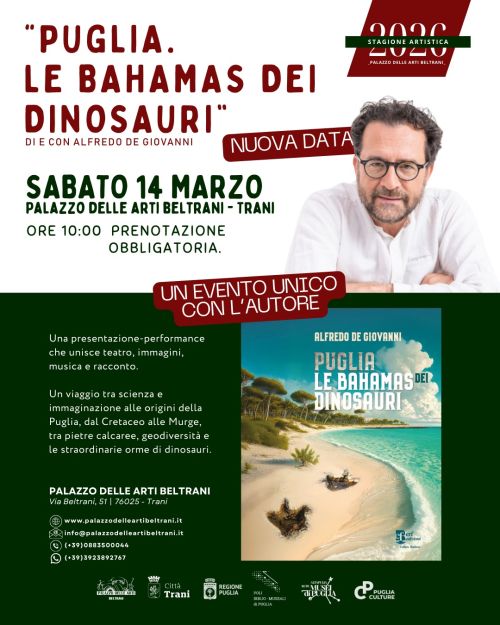 PUGLIA. LE BAHAMAS DEI DINOSAURI DI E CON ALFREDO DE GIOVANNI