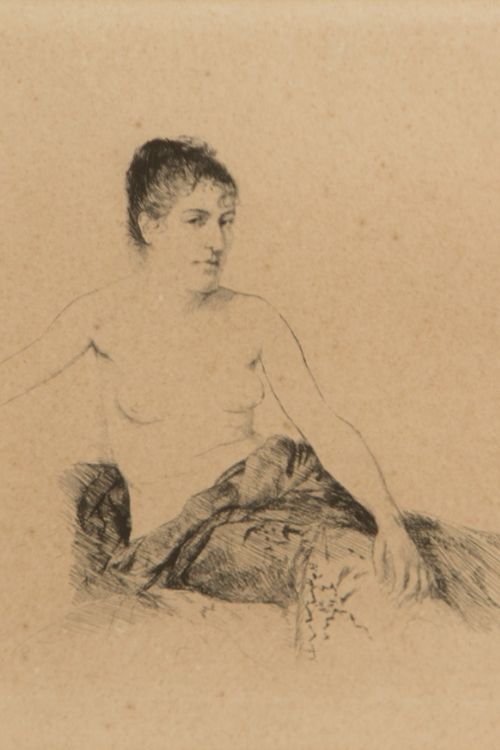 DE NITTIS GIUSEPPE - Donna seminuda