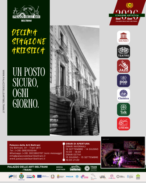 STAGIONE ARTISTICA 2026 PROGRAMMA COMPLETO